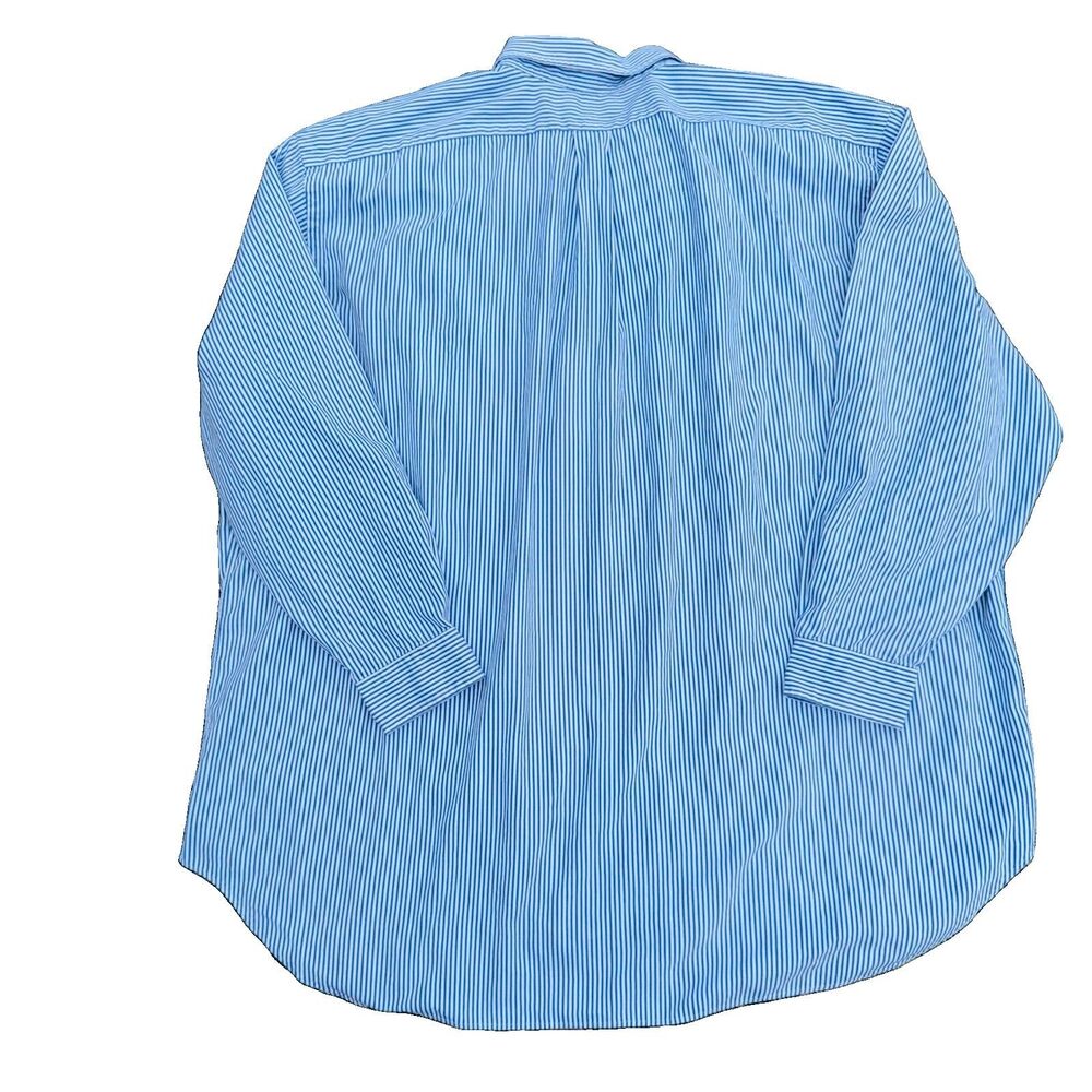 Ralph Lauren Shirt Mens 20 37/38 Big & Tall Pinpoint Oxford Button Down Preppy - Picture 3 of 9